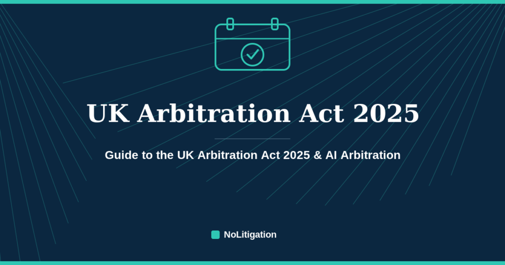 UK Arbitration Act 2025 and AI Arbitration
